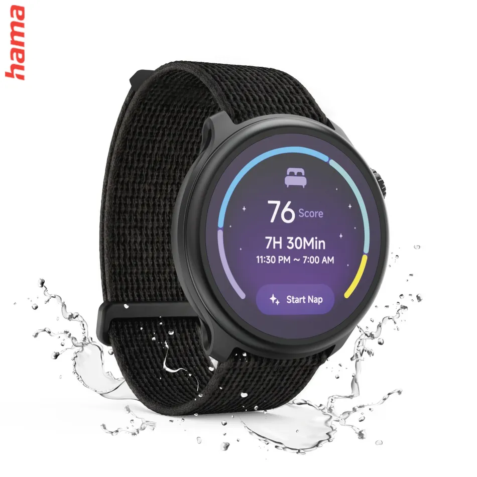 Smart hodinky 9050, bežecké, GPS, offline mapy, 45 mm, 5 ATM, čierne