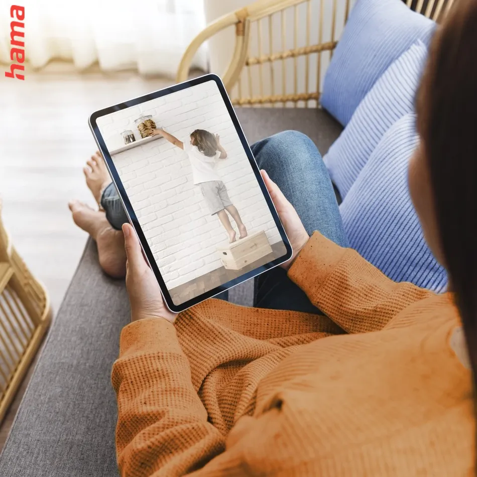 Hama Smart domáca WiFi kamera, otočná, nočné videnie, Full HD