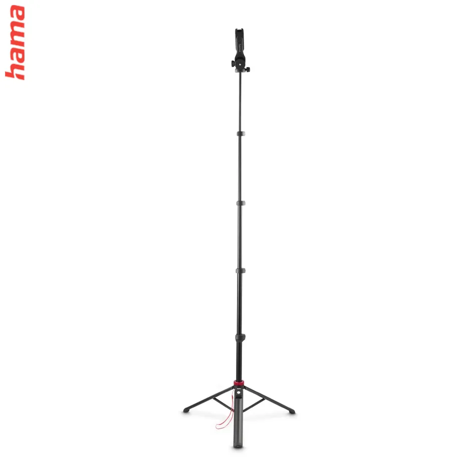 Hama Mobilný statív Solid 160 2D, selfie tyč, diaľková spúšť, max. 160 cm
