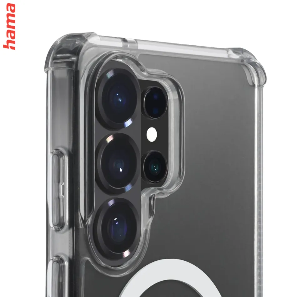 Hama magnetický kryt na Samsung Galaxy S26 Ultra, Extreme Protect, priehľadný