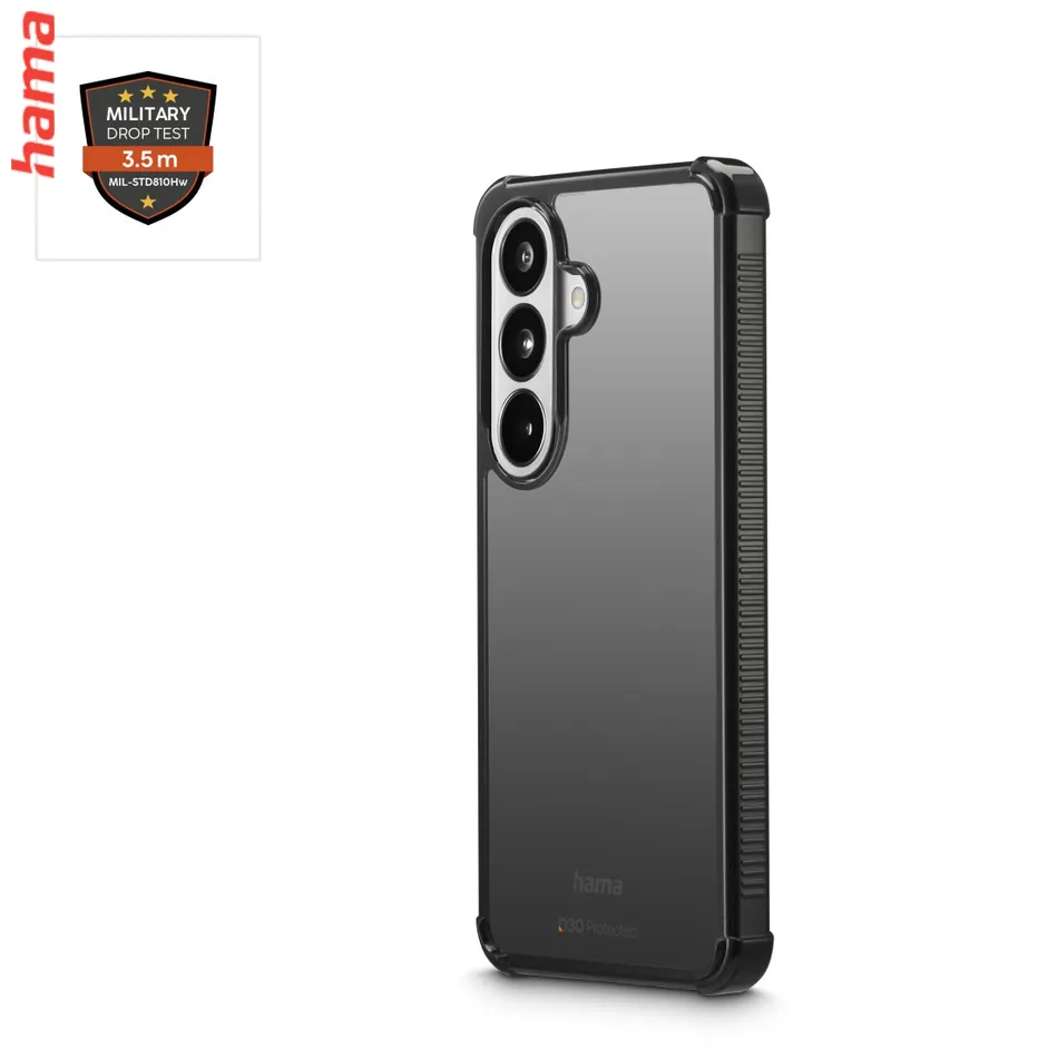 Hama čierny kryt na mobil Samsung Galaxy S26 FE, Extreme Protect, D3O