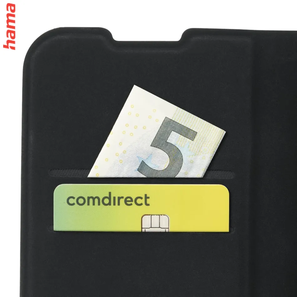 Hama knižkový obal na mobil Samsung A17, A17 5G a A18, Daily Protect, čierny