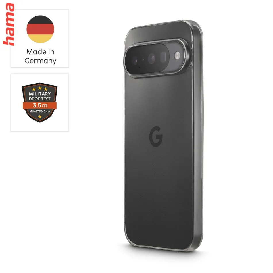 Hama priehľadný ochranný obal na mobil Google Pixel 10 a 10 Pro, Always Clear
