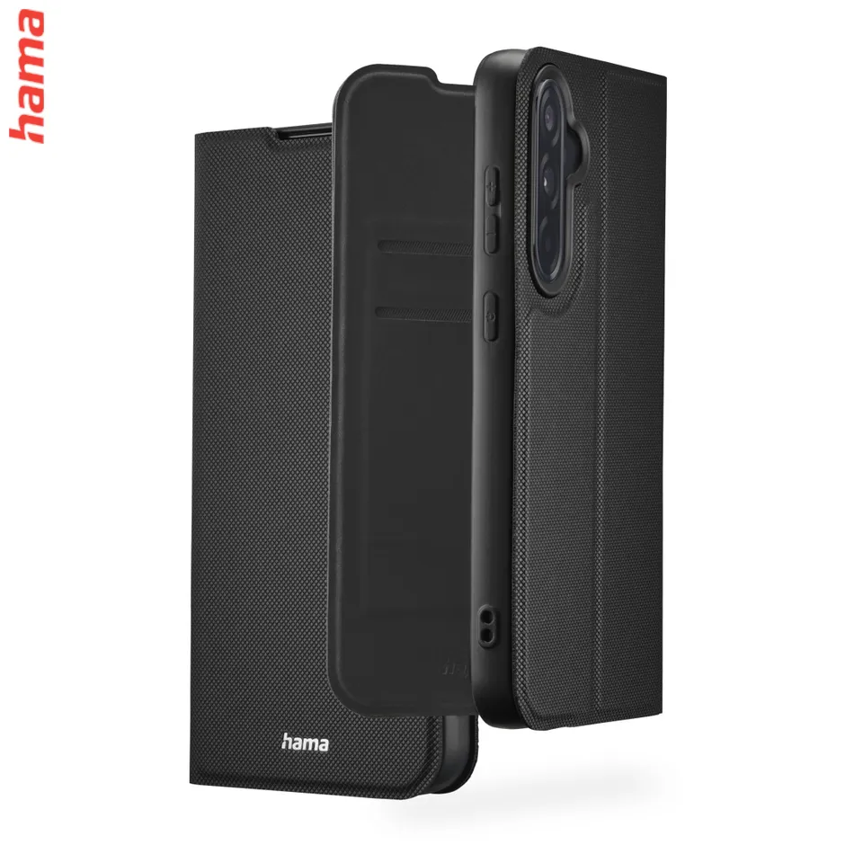 Hama čierny knižkový obal na Samsung A36 5G, Daily Protect
