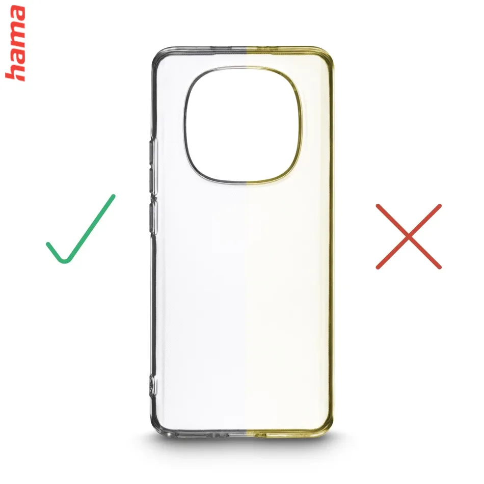Hama priehľadný obal na Xiaomi Redmi Note 15 4G a 5G, Always Clear