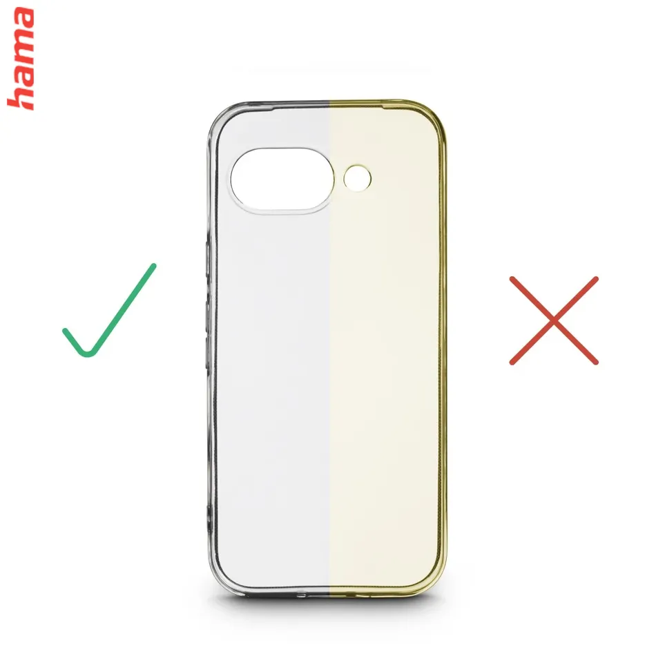 Hama Google Pixel 9a kryt, priehľadný obal na mobil Always Clear
