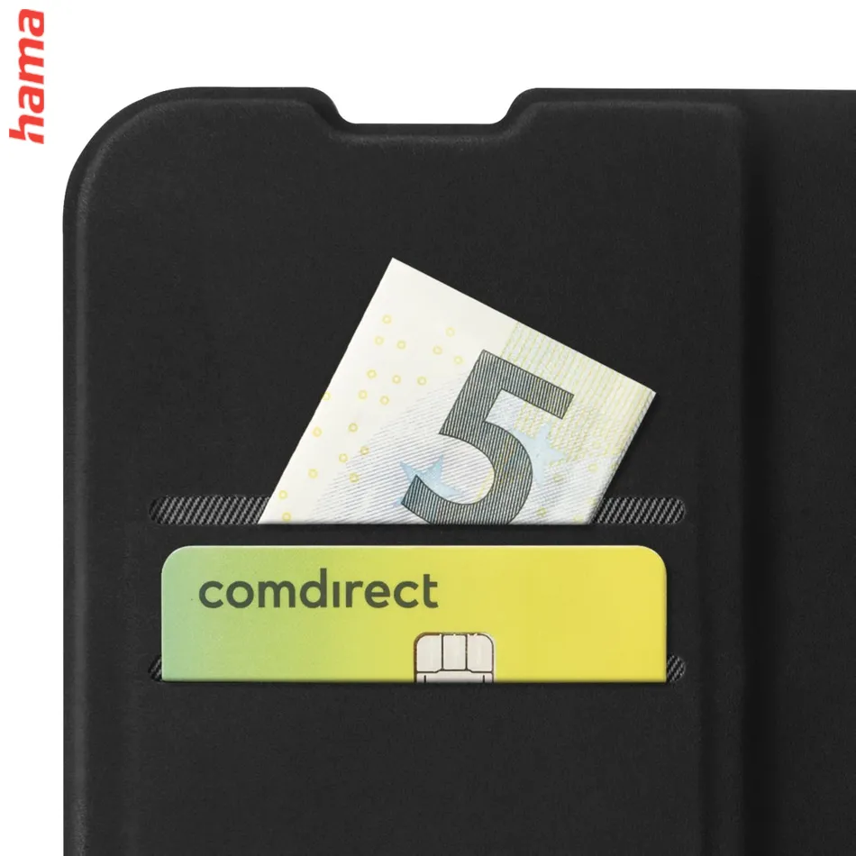 Hama Xiaomi Redmi Note 15 puzdro, čierne knižkové, Daily Protect