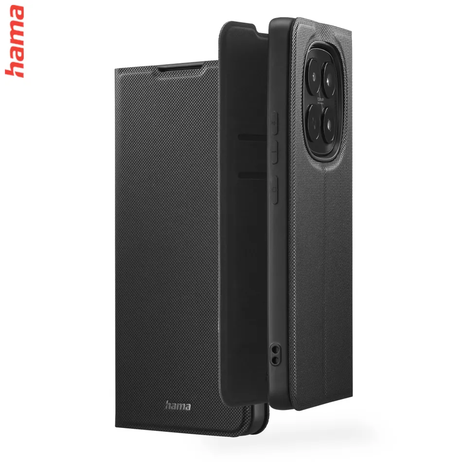 Hama Xiaomi Redmi Note 15 puzdro, čierne knižkové, Daily Protect
