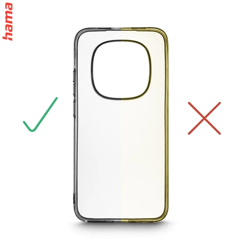 Hama priehľadný obal na Xiaomi Redmi Note 15 Pro 5G, Always Clear