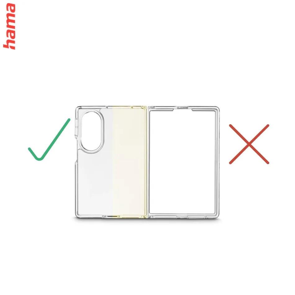 Hama priehľadný kryt na Samsung Galaxy Z Fold8, Always Clear