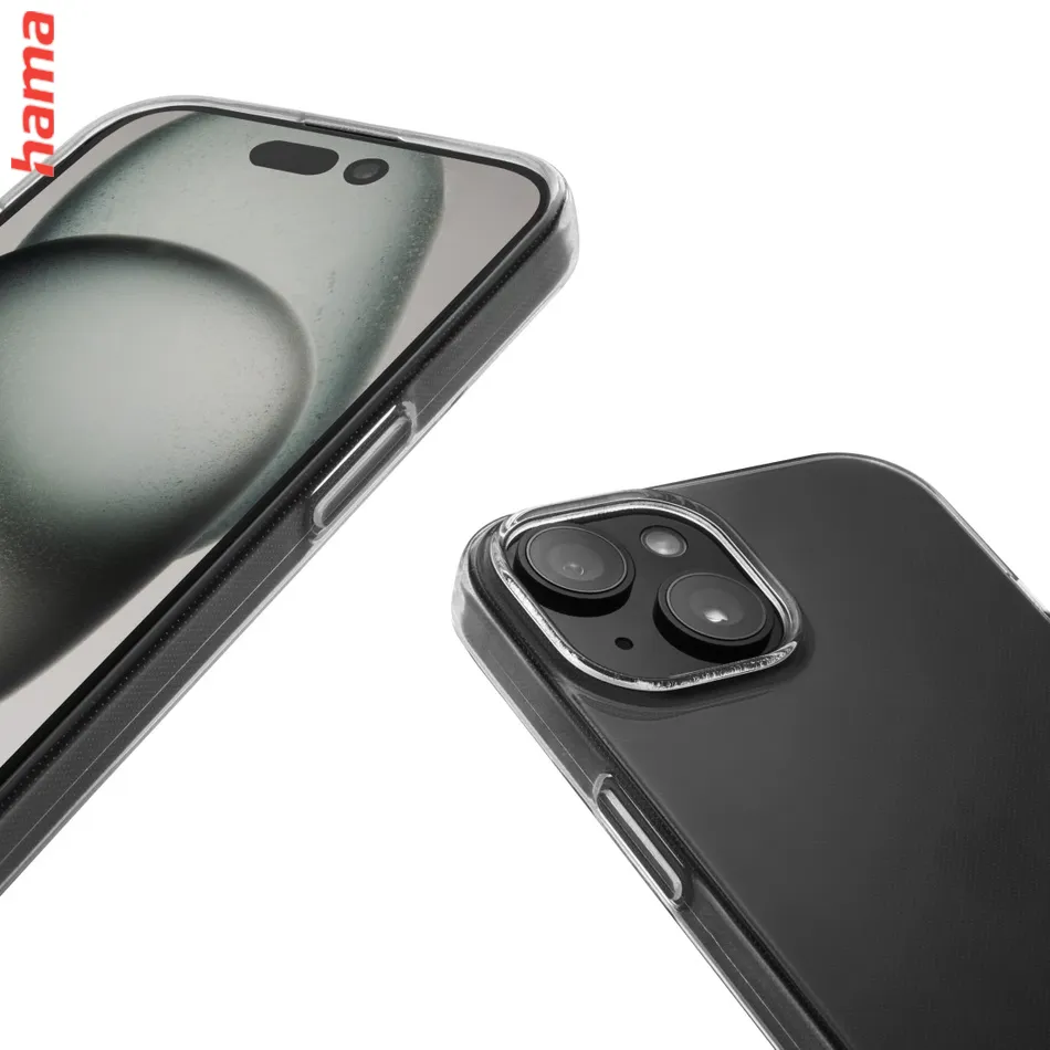 Hama priehľadný kryt na iPhone 15 Pro, Always Clear, z Nemecka