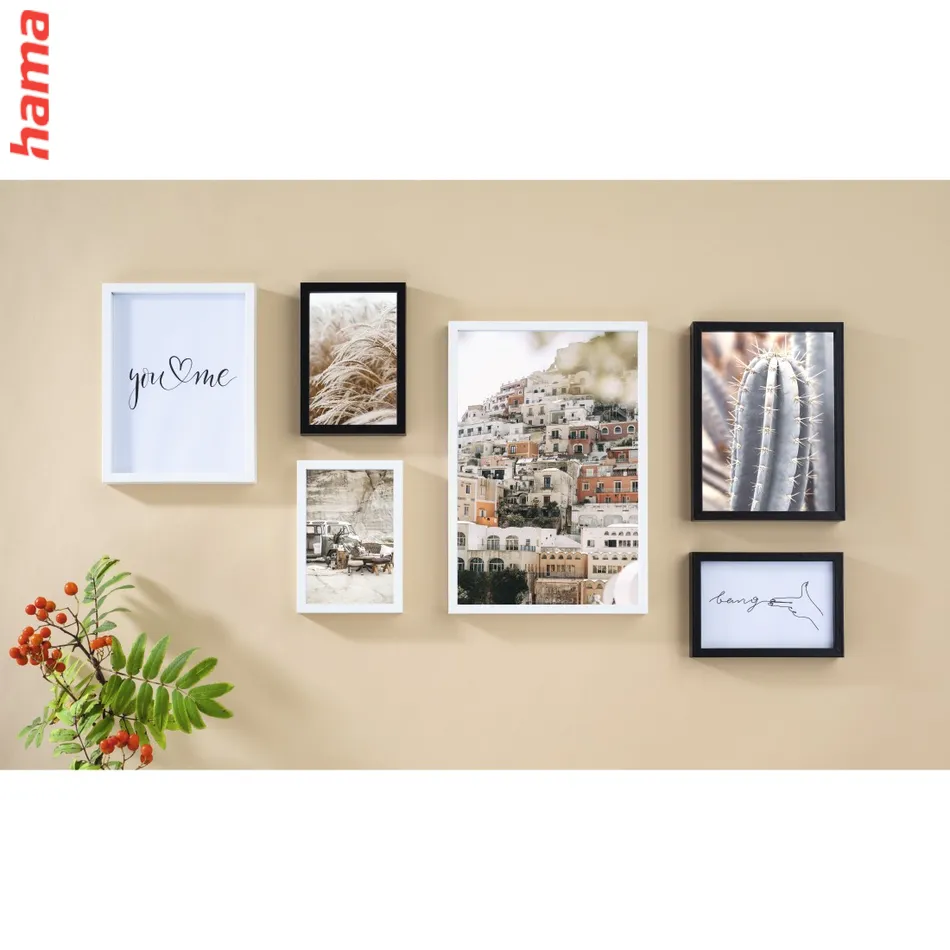 Hama fotorámiky na stenu Mix & Match 15x20 cm, balenie 8 ks