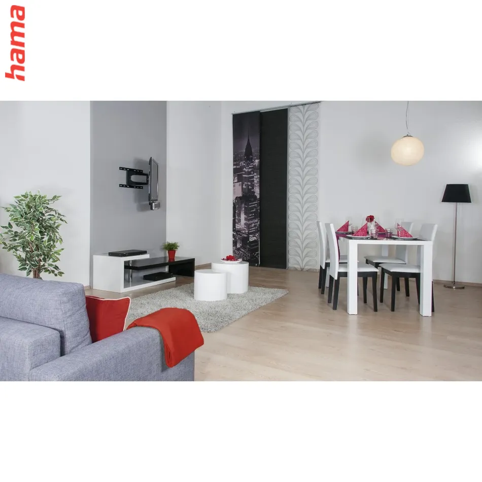 Hama držiak na soundbar pod alebo nad TV, nosnosť 20 kg, čierny