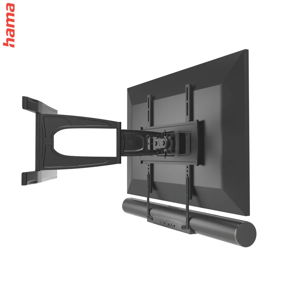 Hama držiak na soundbar pod alebo nad TV, nosnosť 20 kg, čierny