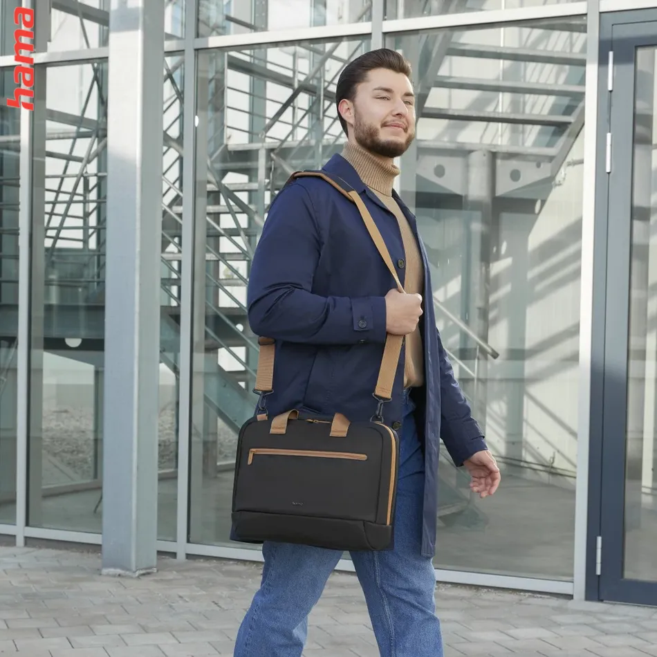 Hama taška na notebook 14 Ultra ľahká, do 14,1 palca (36 cm), béžová/čierna