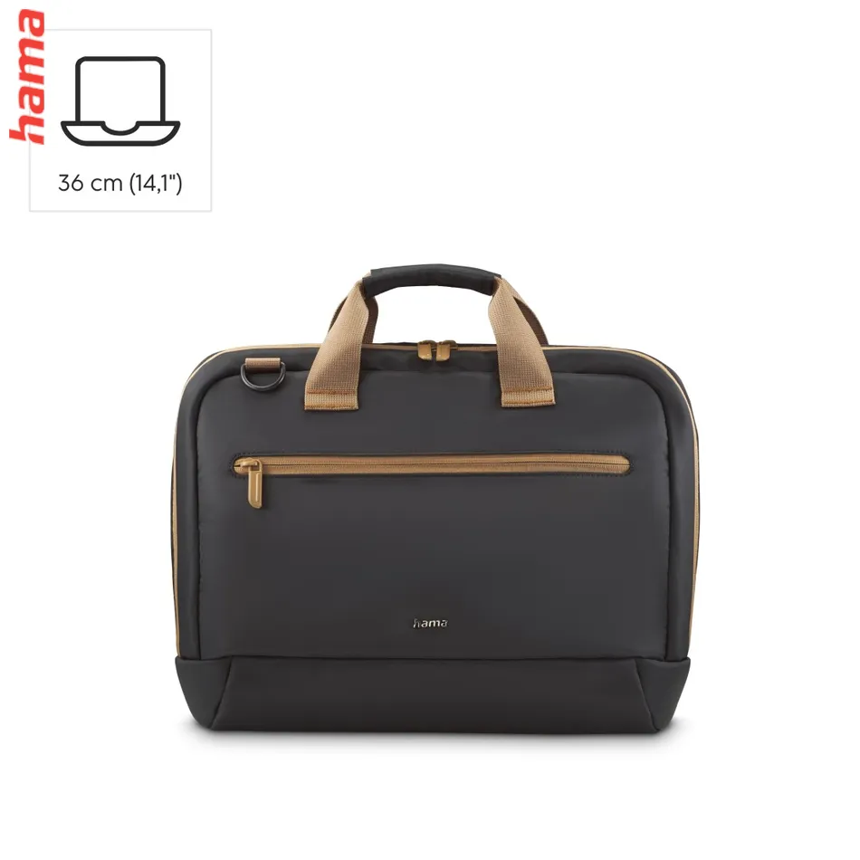 Hama taška na notebook 14 Ultra ľahká, do 14,1 palca (36 cm), béžová/čierna