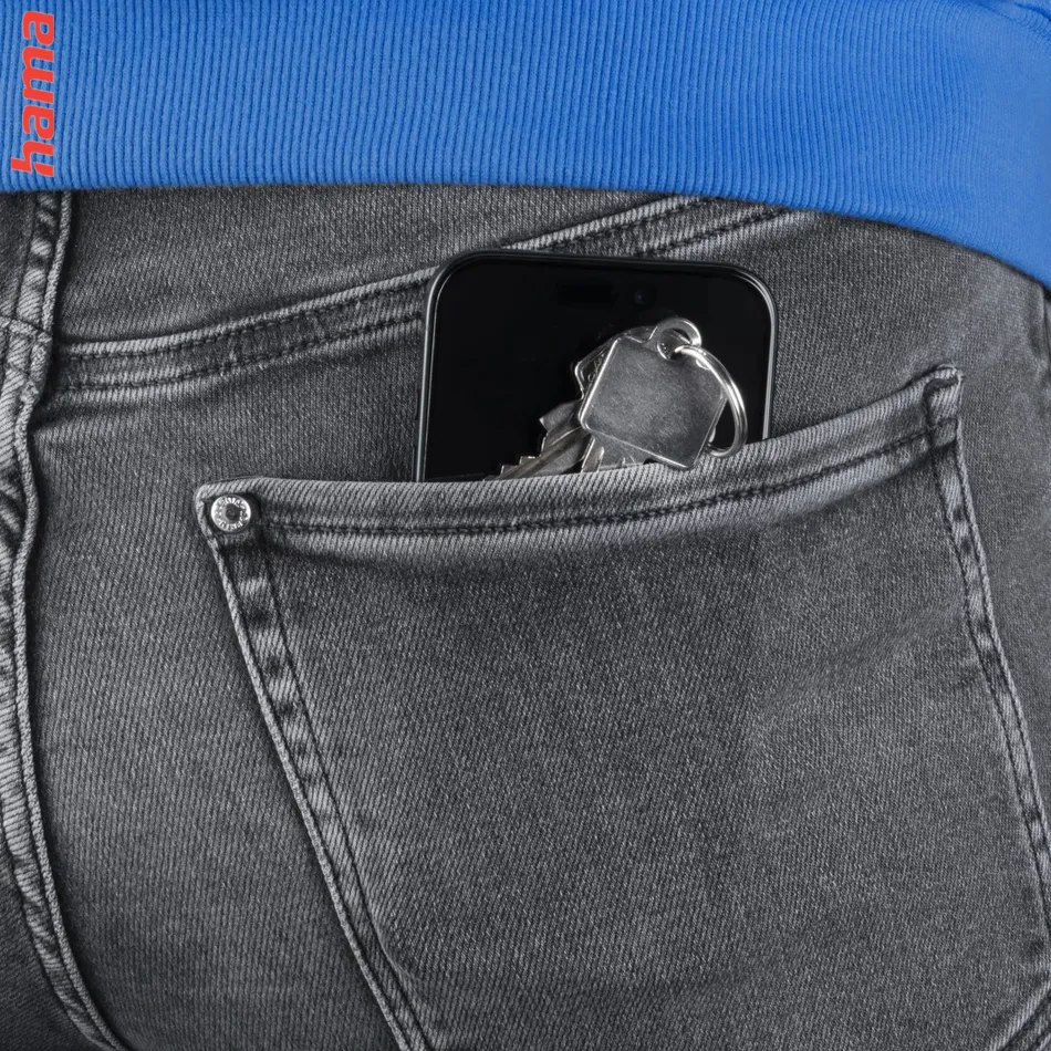 Hama ochranné sklo na iPhone 16 Pro, Extreme Protect, D3O, 10H, čierny rám