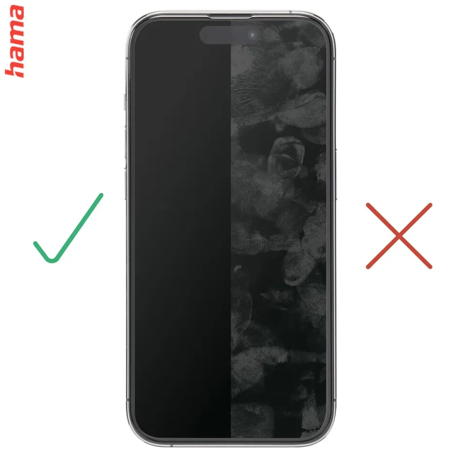 Hama ochranné sklo na iPhone 16 Pro, Extreme Protect, D3O, 10H, čierny rám