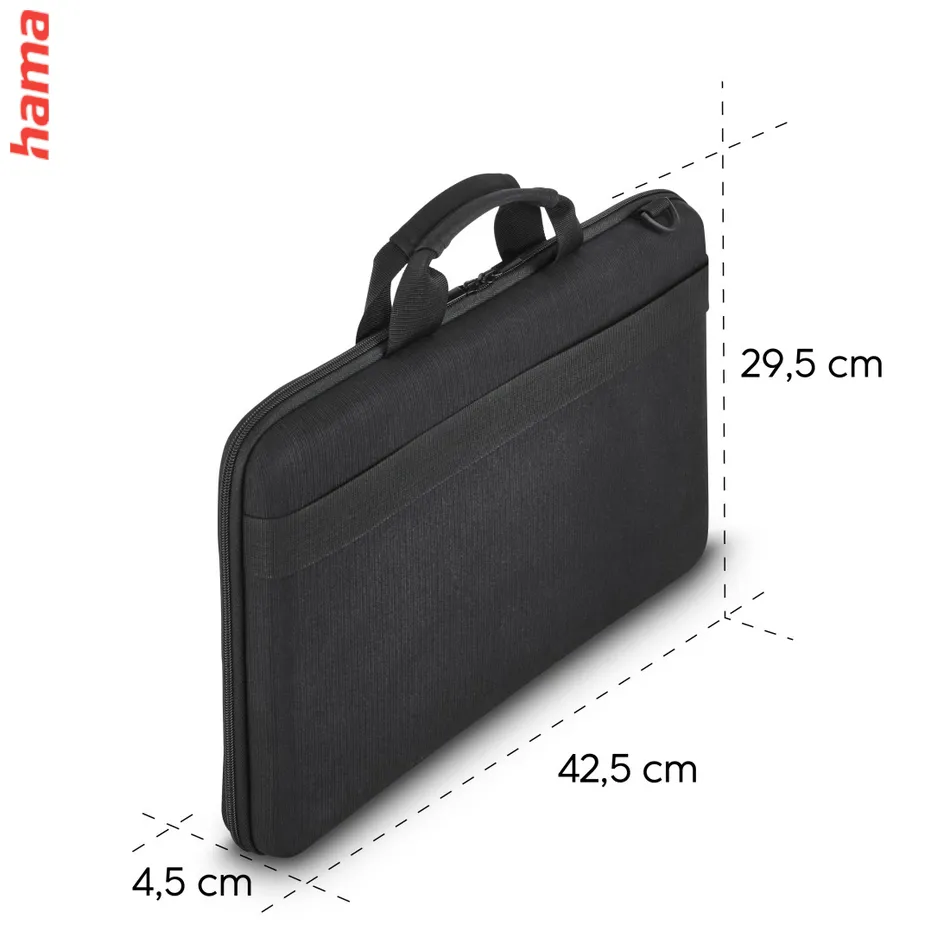 Hama Taška na notebook Protection Hardcase do 41 cm, čierna