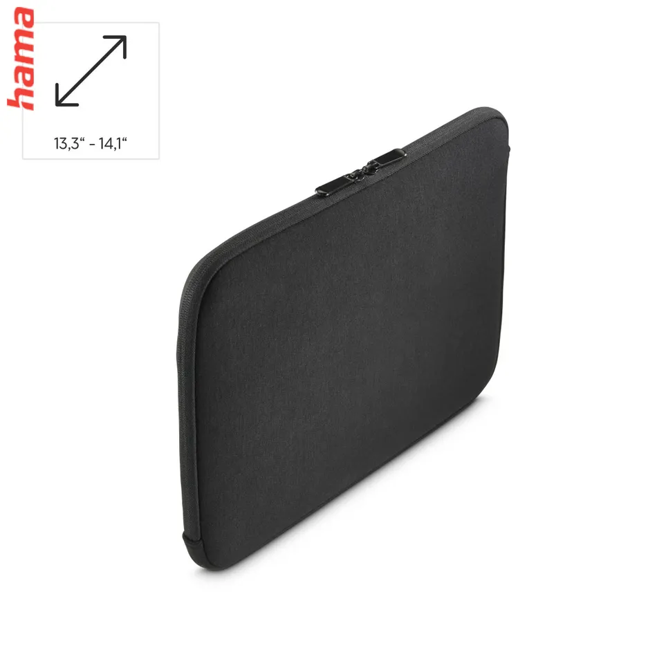 Hama Obal na notebook Jersey 34-36 cm (13,3 až 14,1 palca), čierny