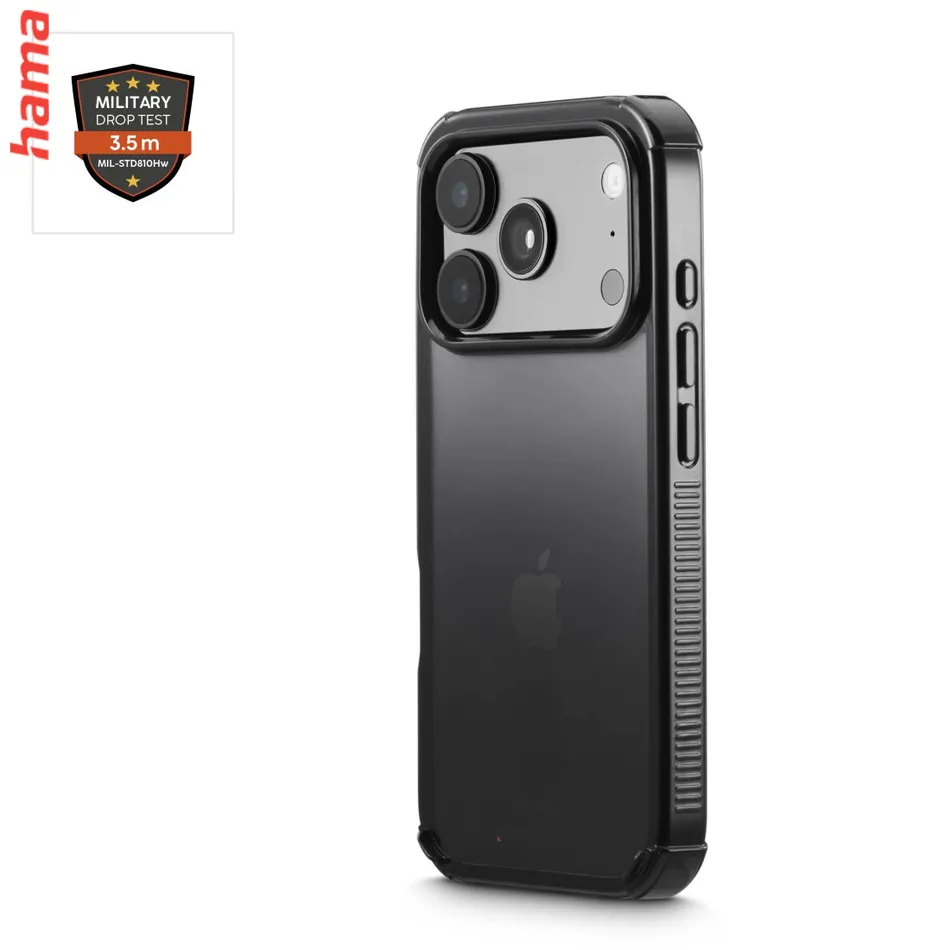 Hama Kryt na iPhone 17 Pro/18 Pro Extreme Protect D3O, čierny
