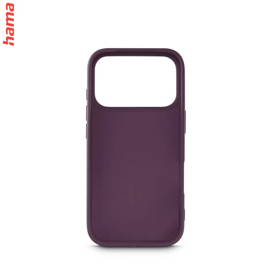 Hama Kryt na iPhone 17 Pro/18 Pro Fantastic Feel, magnetický tmavočervený