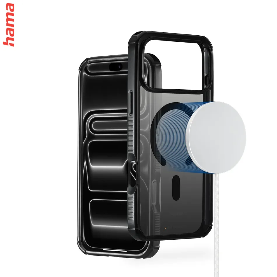 Hama Kryt na iPhone 17 Pro Max/18 Pro Max Extreme Protect, magnetický čierny