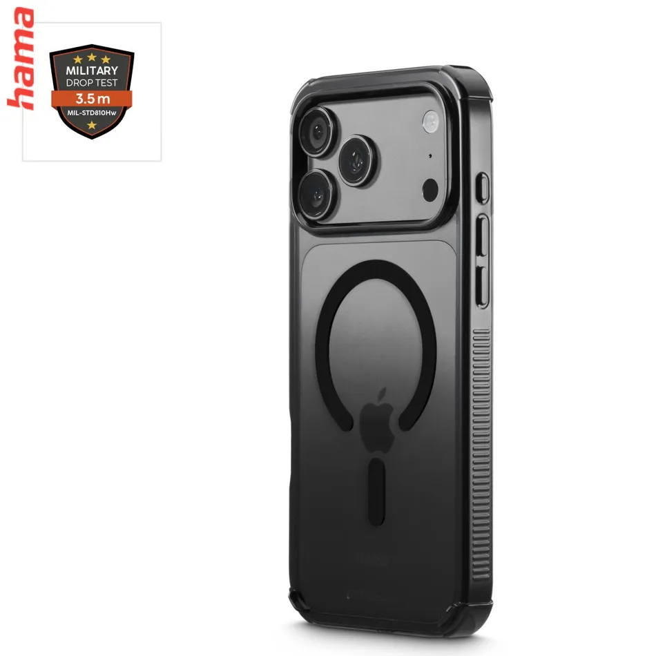 Hama Kryt na iPhone 17 Pro Max/18 Pro Max Extreme Protect, magnetický čierny