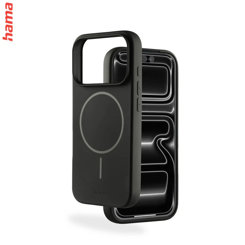 Hama Kryt na iPhone 17 Pro Max/18 Pro Max Fantastic Feel, magnetický čierny