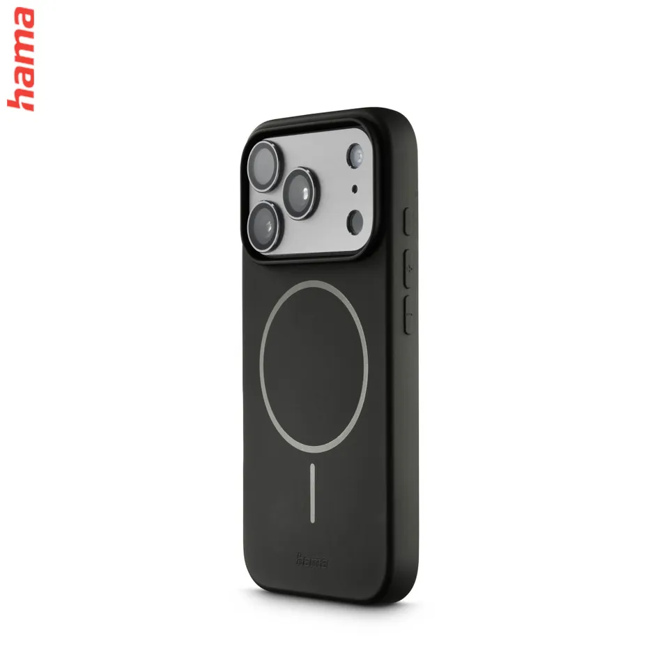Hama Kryt na iPhone 17 Pro Max/18 Pro Max Fantastic Feel, magnetický čierny