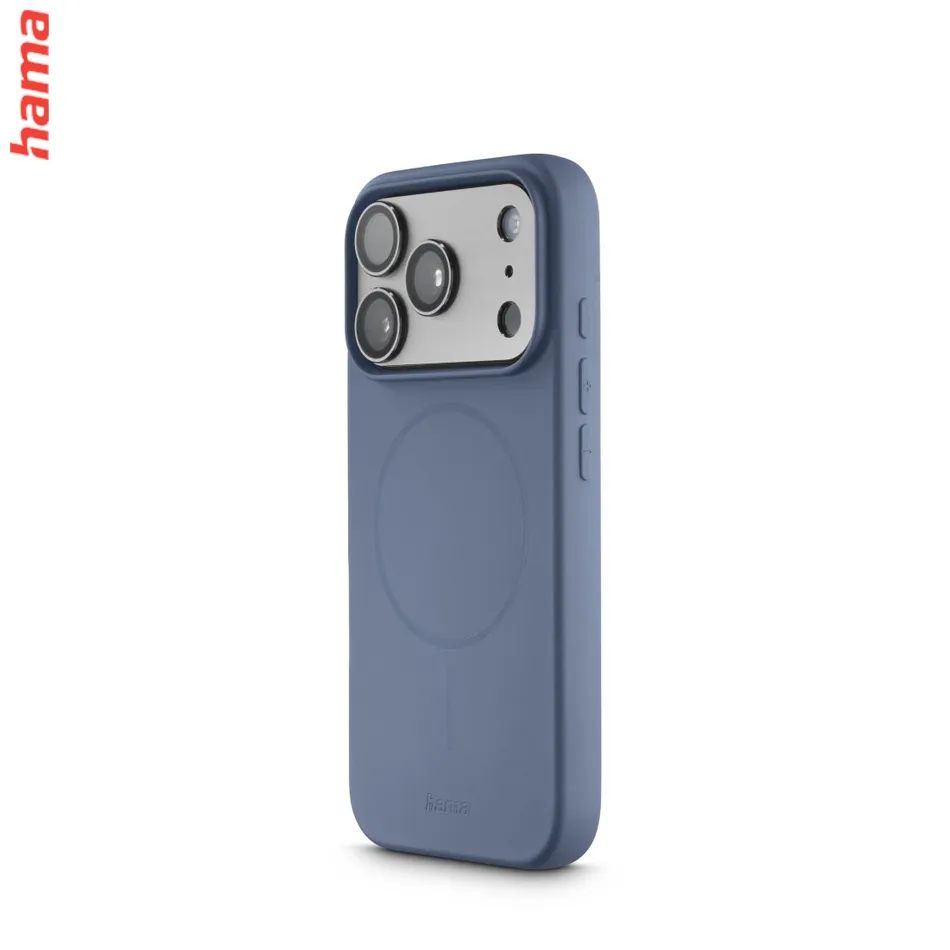 Hama Kryt na iPhone 17 Pro Max/18 Pro Max Fantastic Feel, magnetický modrý
