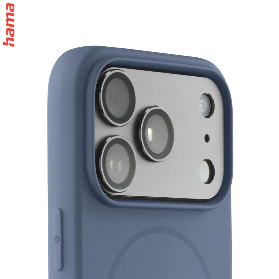 Hama Kryt na iPhone 17 Pro Max/18 Pro Max Fantastic Feel, magnetický modrý
