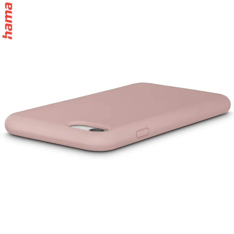 Hama Fantastic Feel, kryt pre Apple iPhone 7/8/SE 2020/SE 2022, hebký povrch, farba nude  