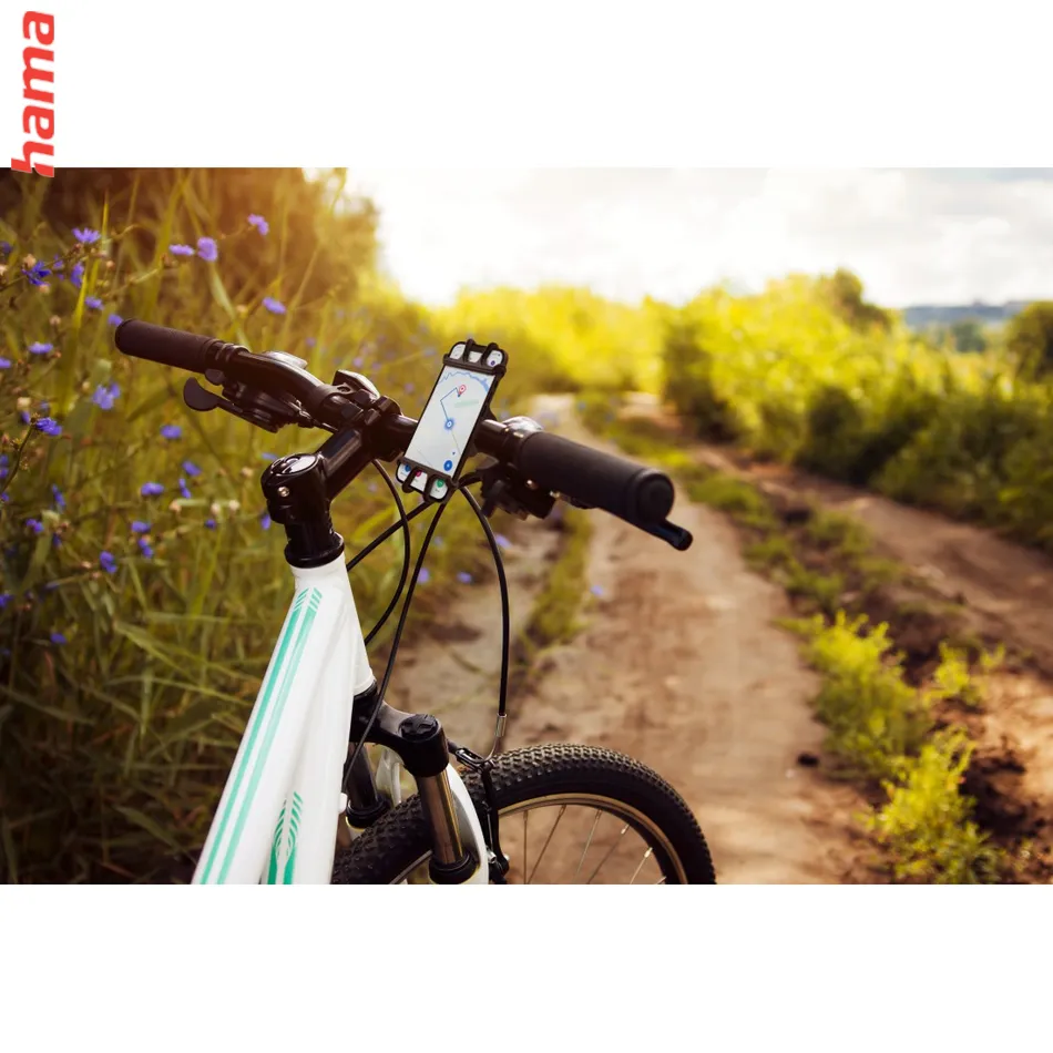 Hama Flexible, držiak mobilu na riadidlá bicykla, pre zariadenia so šírkou 6-8 cm a výškou 13-16 cm  