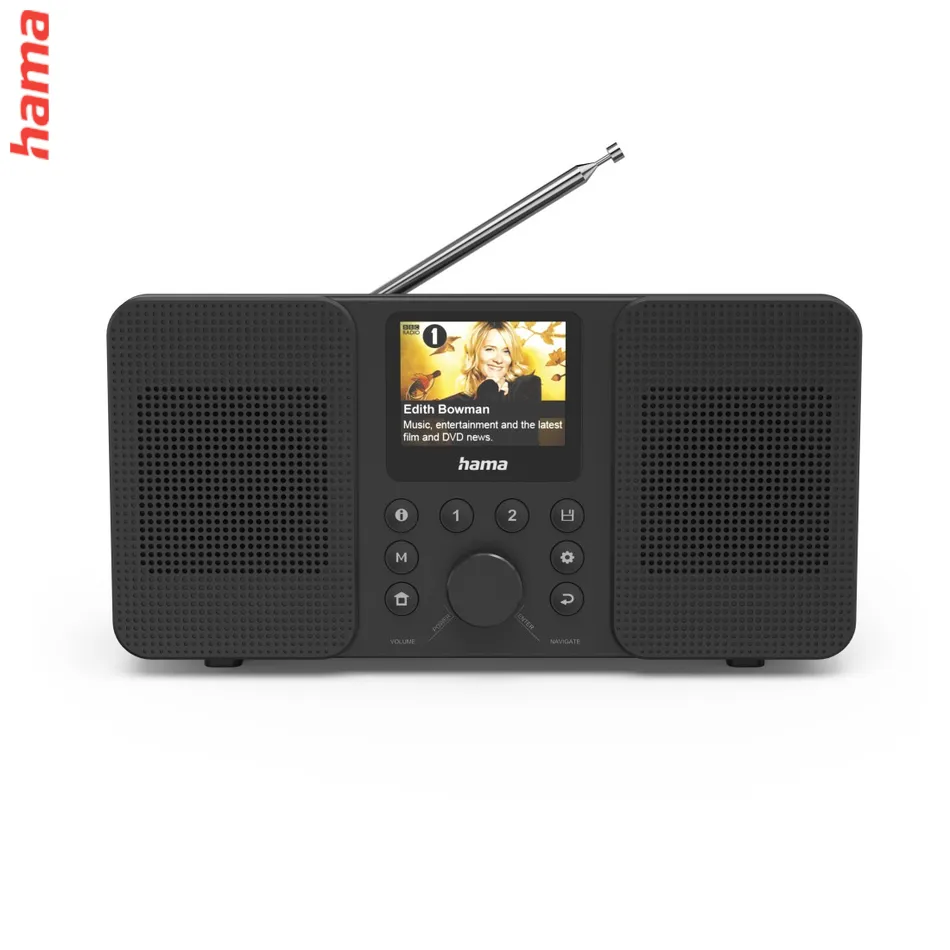 Hama digitálne a internetové rádio DIR3300SBT, FM/DAB/DAB+/Bluetooth, čierne, ovládanie App