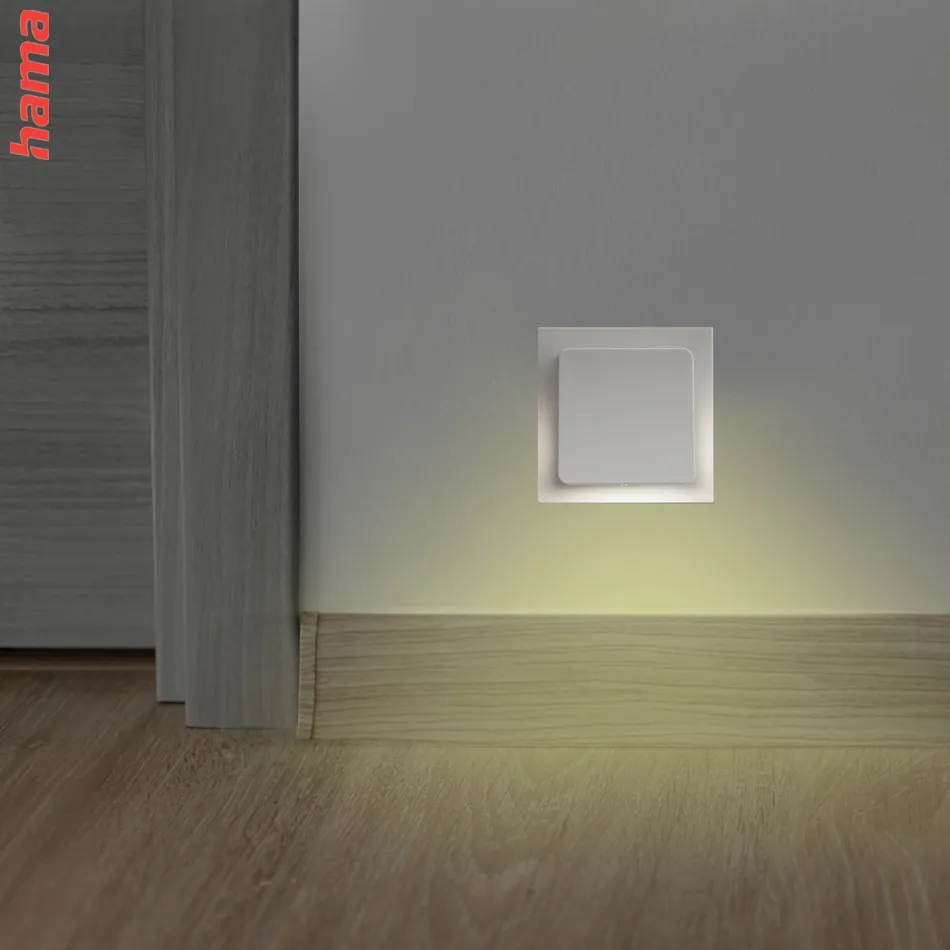 Hama DayNight Sensor, nočné/orientačné LED svetlo, do zásuvky, automatické zapnutie/vypnutie