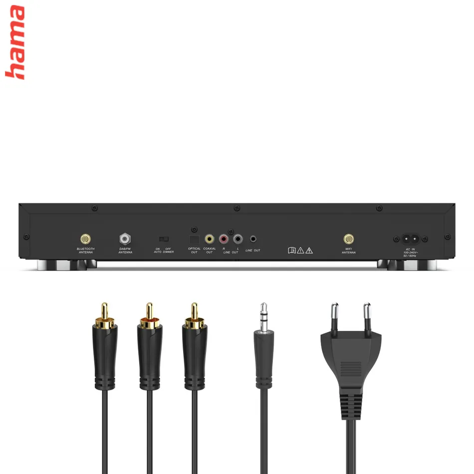 Hama digitálne a internetové rádio DIT2105SBTX, Hi-Fi tuner, DAB+/FM/BT RX-TX, App ovládanie