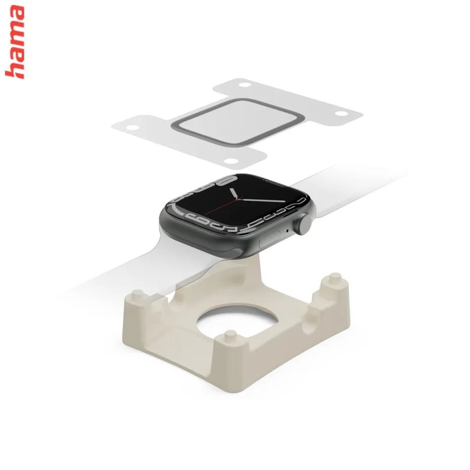 Hama Super Hybrid, ochrana displeja pre Apple Watch 4/5/6/SE 1. Gen/SE 2. Gen, 40 mm, nerozbitná