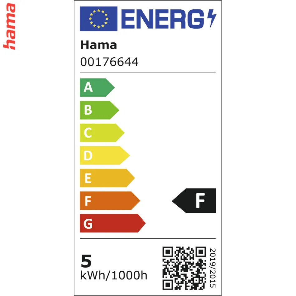 Hama SMART WiFi LED žiarovka, Matter, E27, G95 Filament, guľa, RGBW, stmievateľná, appka
