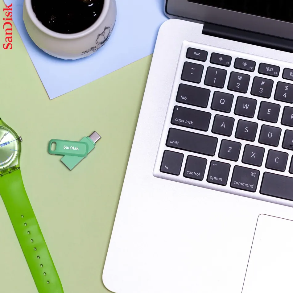 SanDisk Ultra Dual Drive Go USB Type- C, absinthe zelená 1 TB