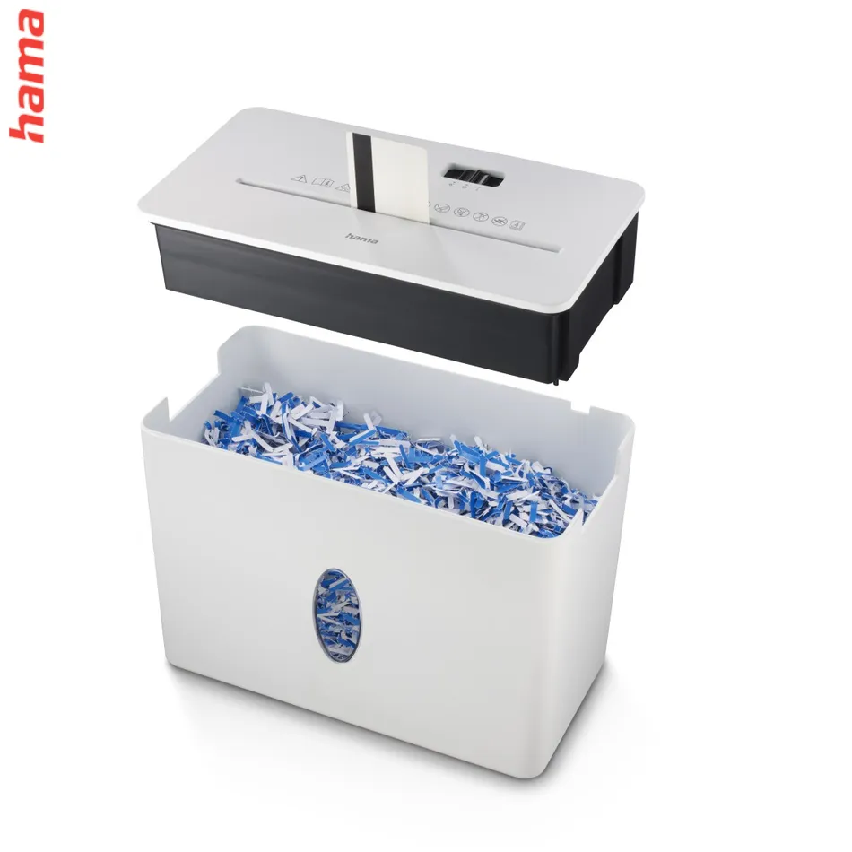 Hama Safe X40B, skartovačka, krížový rez, 4 lisy, bezpečnostná úroveň P4 T4 E3, biela