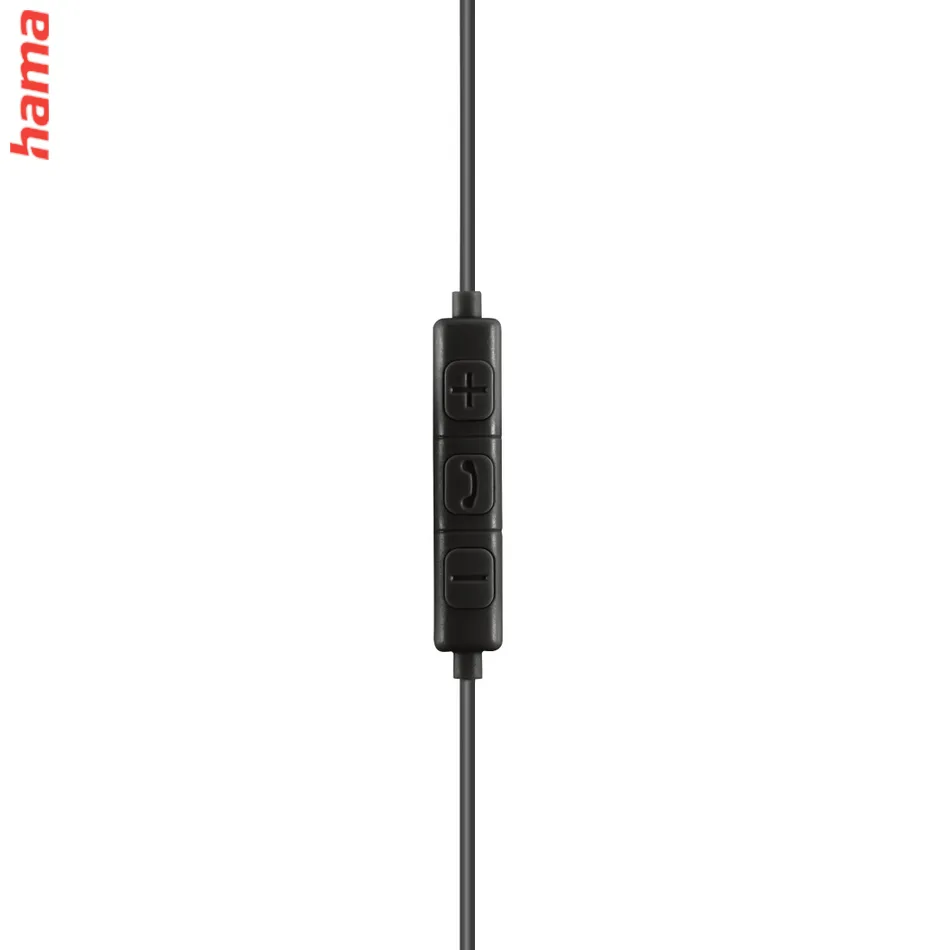 Hama USB-C slúchadlá s mikrofónom Calm, mini štuple, čierne