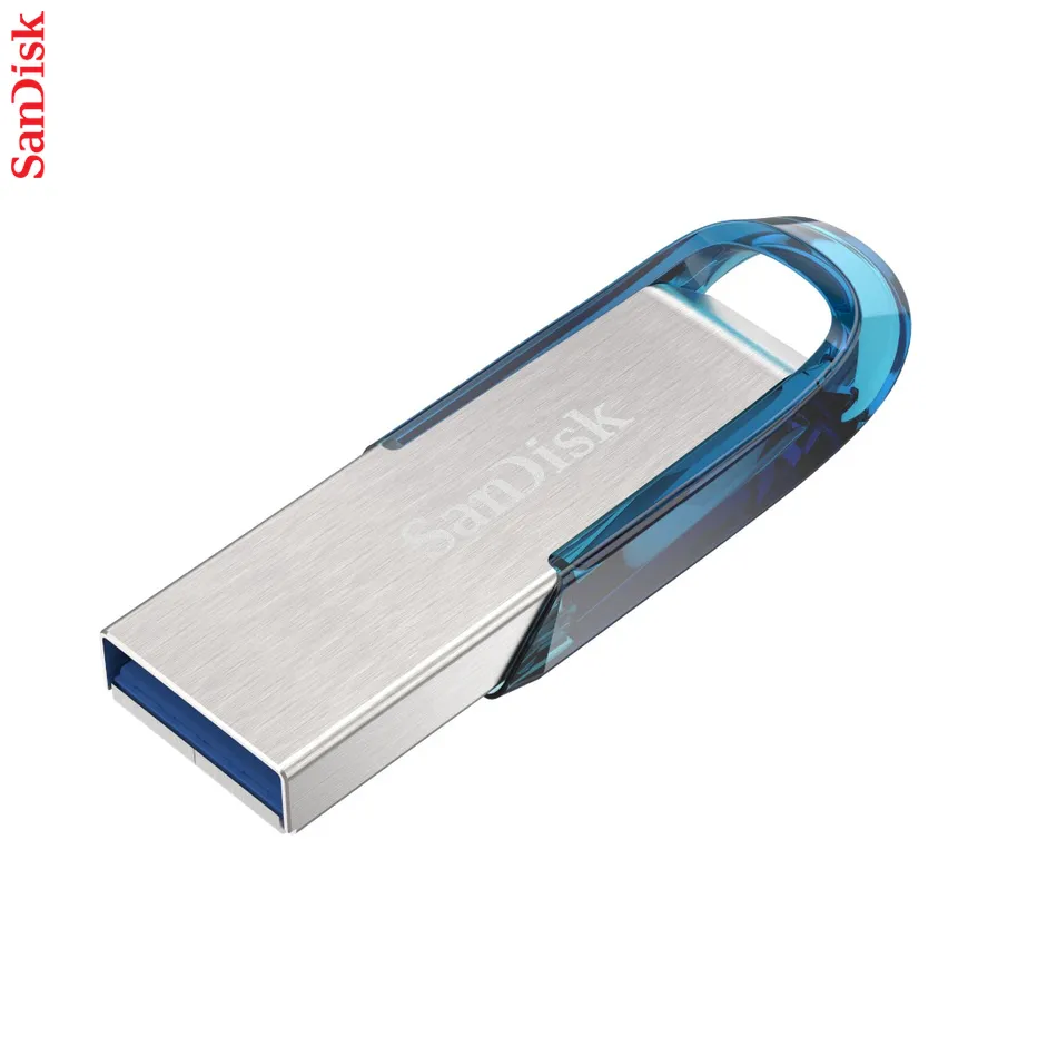 SanDisk Ultra Flair™ USB 3.0 64 GB, tropická modrá