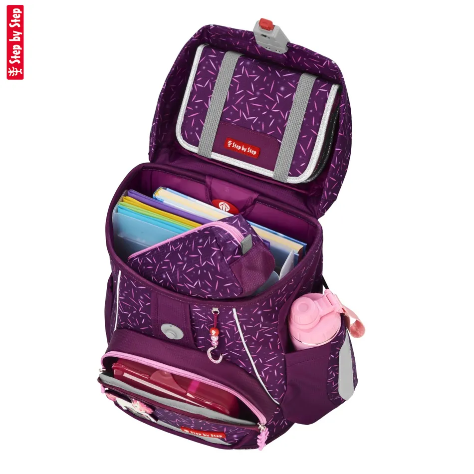 Školská aktovka Step by Step FIT, Pretty Unicorn Nuala - 5-dielny set, AGR certifikát