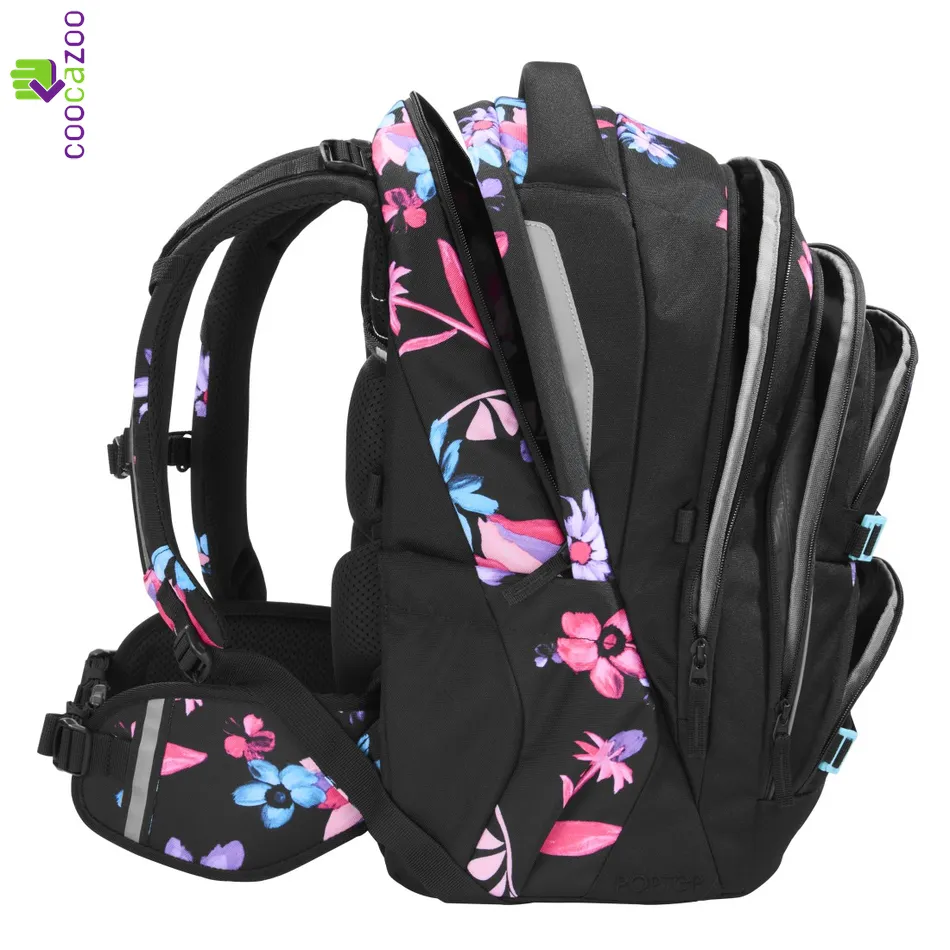 Školský batoh COOCAZOO PORTER, Floral Artnight, AGR certifikát