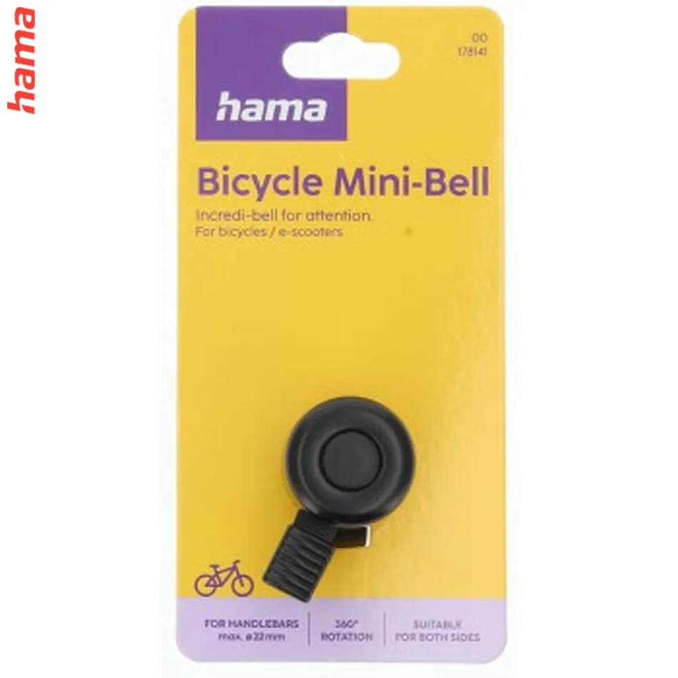 Mini zvonček na bicykel - Kompaktný a ľahký 3,5 cm