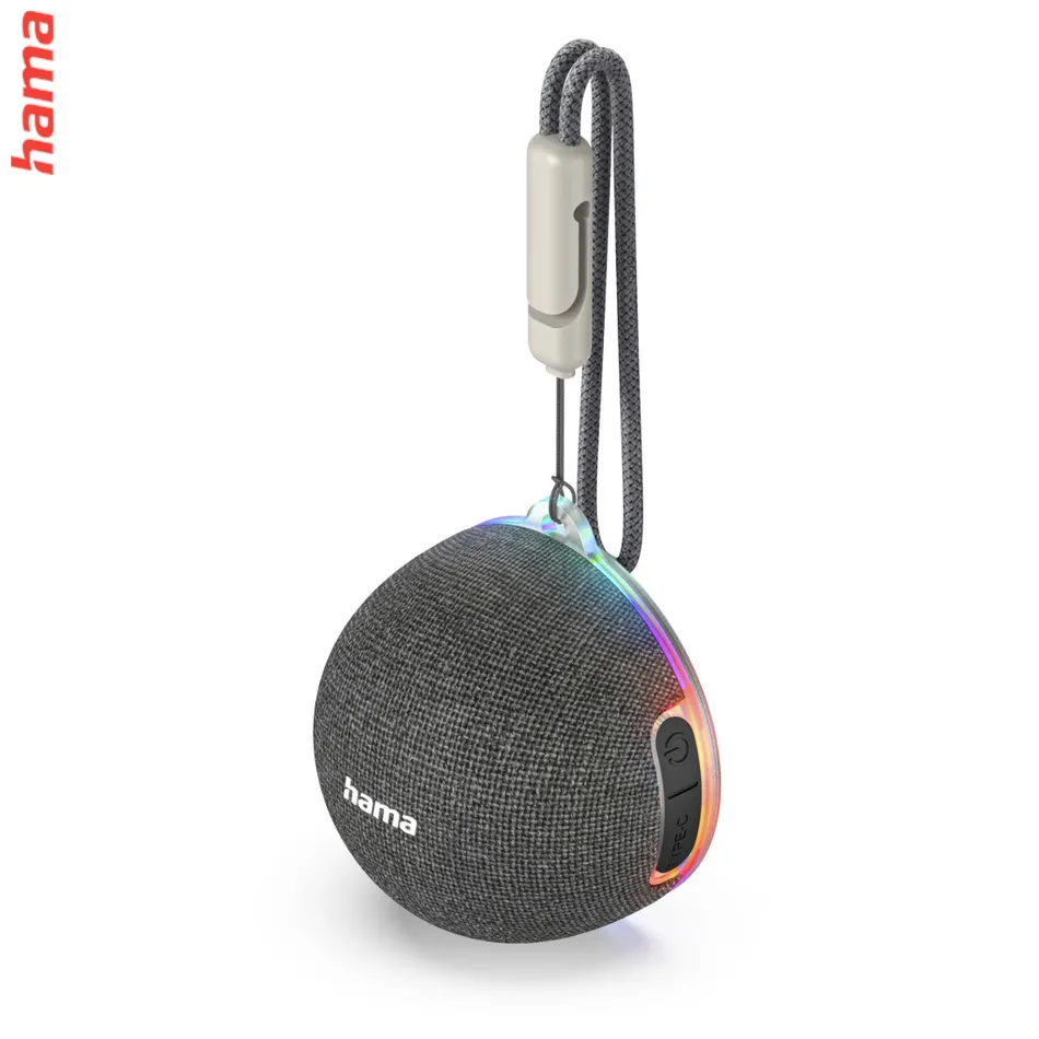 Hama MagBuddy, Bluetooth® reproduktor, 5 W, magnetický krúžok, LED podsvietenie