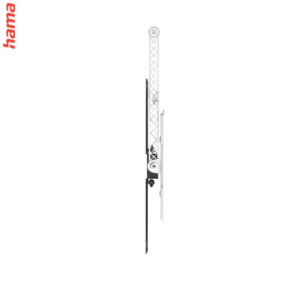 Hama nástěnný držiak TV Ultraslim, 400x400, pohyblivý, predĺžený, čierno-biely