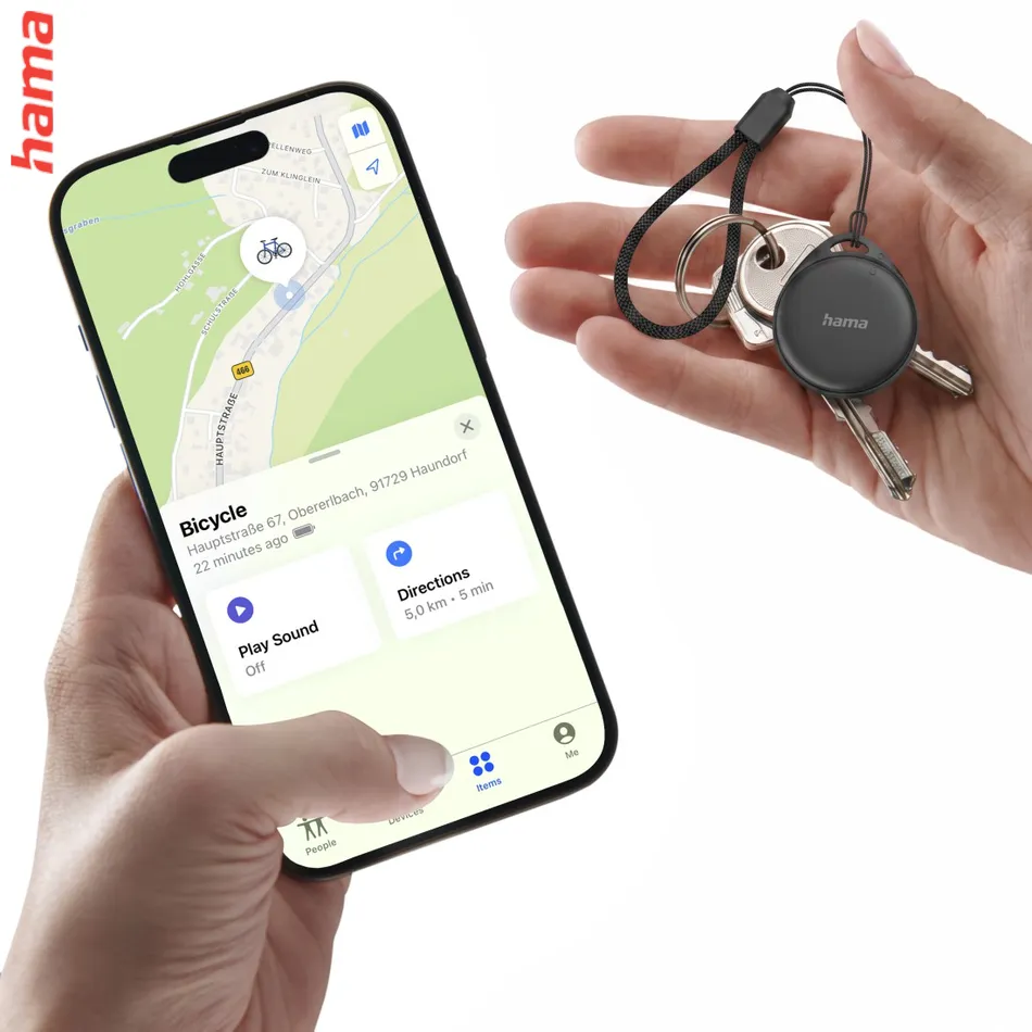 Hama Bluetooth® lokalizátor pre Google Android a Apple iOS, set 2 ks