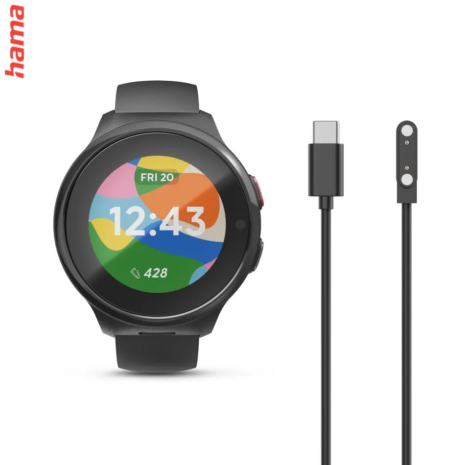 Detské smart hodinky, SIM, GPS, SOS tlačidlo, hlasové/video hovory, čierne